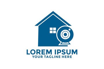 Cam Security Logo vector, Home Cam logo design template 
