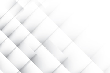 Obraz premium Abstract geometric white and gray color background. Vector, illustration. 