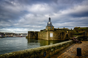 The Close City of Concarneau was the stronghold of Brittany, France