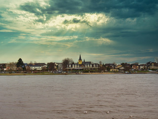 Naklejka premium Mondorf am Rhein