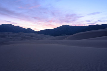 Fototapeta na wymiar Great Sand Dunes Morning Light