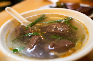 pork blood soup