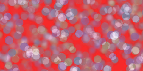 Blurred bokeh light Christmas background