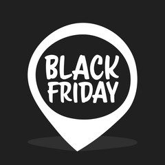 big sale sticker black friday special offer sale promo marketing holiday shopping concept advertising campaign in retail vector illustration