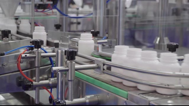 Equipment for pharmaceutical and chemical laboratories and industry, an automatic line for packaging of drugs