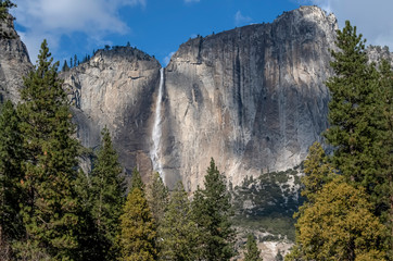 Bridalveil Fall. Yosemite National Park. California. USA