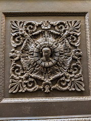 Decorative element on an Italian gate