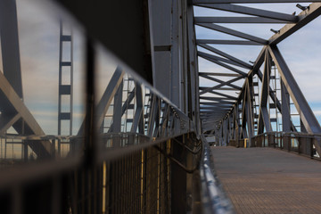 Puente de hierro en Barcelona