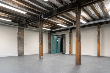 Interior of a former factory that has been restored. - 305240911