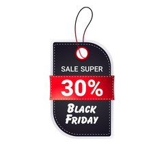black friday tag discount badge holiday shopping concept big sale label advertising campaign vector illustration