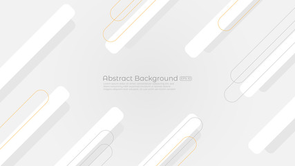 Abstract white background or texture with geometric shapes trendy modern and minimalist for cover design, wallpaper. Creative geometric simple design. EPS 10 vector.