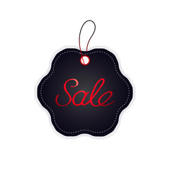 Fototapeta premium black friday price tag discount badge holiday shopping concept big sale label advertising campaign vector illustration