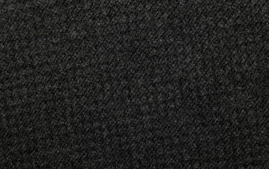 Black fabric texture, Cloth pattern background.