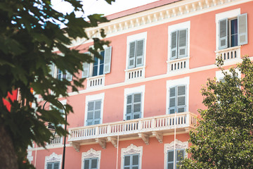 Fototapeta na wymiar Hausfassade Ajaccio, Korsika