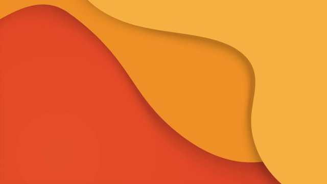 2D flat Animations 4K Warm tone and Orange color background abstract art