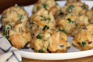 Nahaufnahme von Semmelknödel