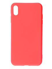 red leather smart phone case