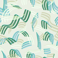 Fototapeta na wymiar Abstract seamless pattern with swirl shapes.