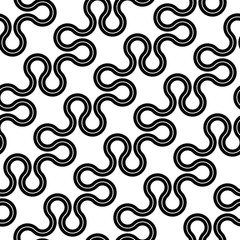 Design seamless waving pattern