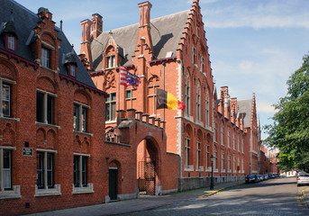 Obraz premium Visit witches. city ​​of the flamenco part of belgium
