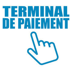 Logo terminal de paiement.