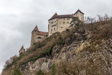 Fototapeta premium Medieval Gutenberg Castle, Liechtenstein