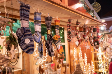 Socks Christmas Market Viena, Austria