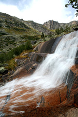 Obraz premium Waterfall. Western Sayan. Ergaki