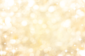 abstract blur soft gradient gold color background with star glittering light for show,promote and advertisee product and content in merry christmas and happy new year season collection concept	 - obrazy, fototapety, plakaty