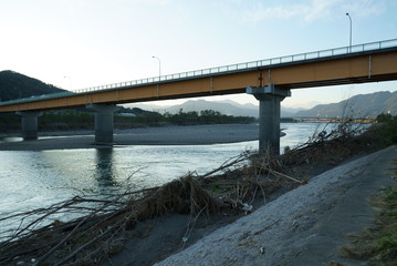Typhoon damage in Ueda City
