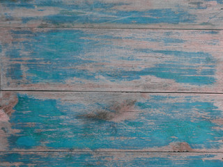 blue rustic old wood for background texture          