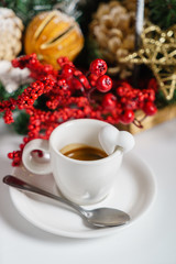 coffee with sugar heart