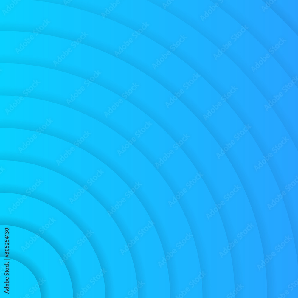 Poster blue vector background with circles