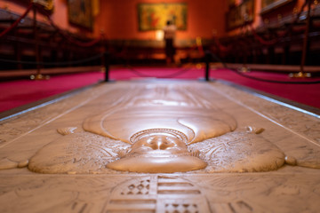 Floor in Barceloa Cathedral