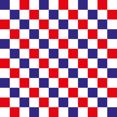 Fototapeta premium geometric background of squares in blue, red and white