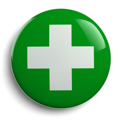 First Aid Symbol 3D Illustration