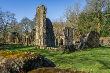 ruins of old manor house