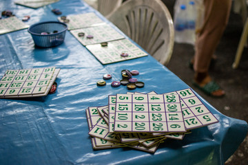 Lotto game with caps in Thailand