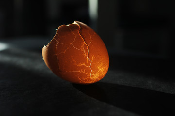Eggshell looks like a planet