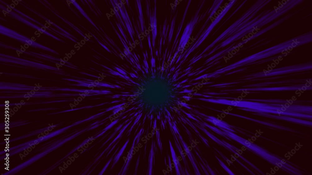Canvas Prints space warp speed through wormehole as since fiction universe teleport with cosmic design light rays.