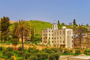 Fototapeta na wymiar Israel, Ölberg, Garten Getsemani und Kirche. Jerusalem