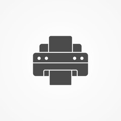 Printer vector icon sign symbol