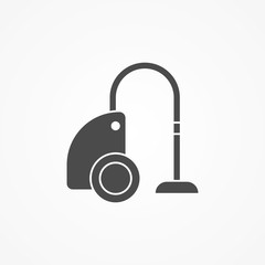 Vacuum cleaner vector icon sign symbol