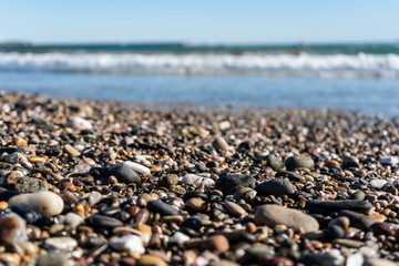 stones on the beach