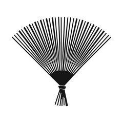 Vector design of fan and oriental icon. Collection of fan and cool stock vector illustration.