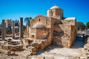 The temple of St. Kiyriaki in Paphos was erected in the 16th century and today is a symbol of...
