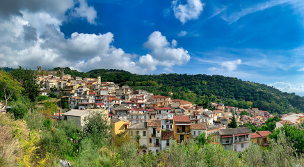 Overview of the town of Nicastro, incorporated into the larger Lamezia Terme.