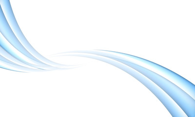 blue line twirl blend frame with white background 