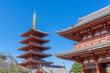 Sensoji temple Asakusa in Tokyo