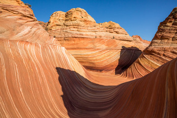 The Wave formation in northern Arizona, world renowned and hard to get a permit to access.